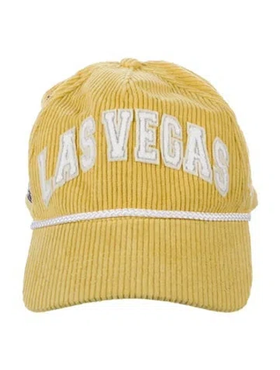 Pre-owned Stoney Clover Lane Embroidered Baseball Cap In Yellow