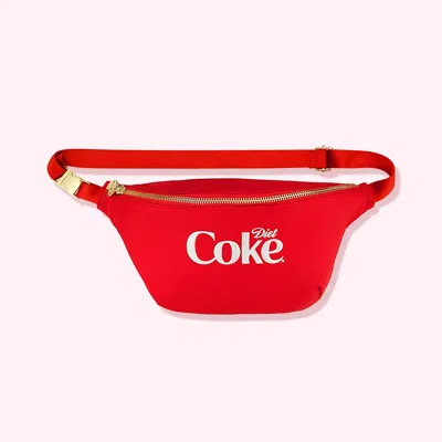 Stoney Clover Lane Embroidered Diet Coke Jumbo Fanny Pack In Red