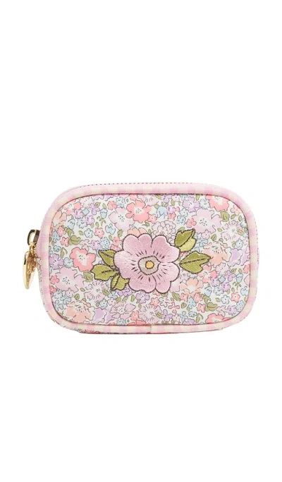 Stoney Clover Lane Embroidered Micro Pouch In Michelle Liberty