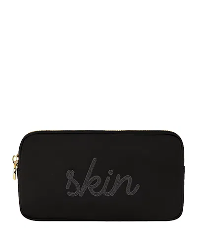 Stoney Clover Lane Embroidered Small Pouch In Black
