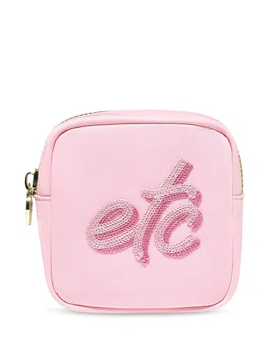 Etc Embroidered Mini Pouch In Pink from Stoney Clover Lane