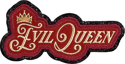 Stoney Clover Lane Evil Queen Name Patch In Burgundy