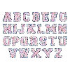 Stoney Clover Lane Flamingo Denim Varsity Letter Patch