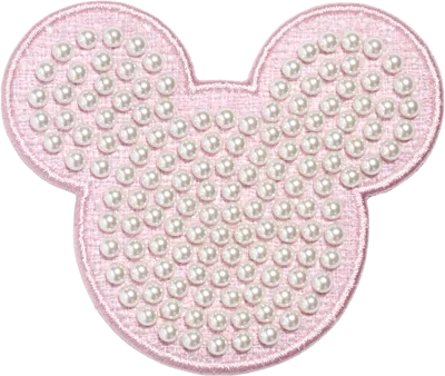 Stoney Clover Lane Flamingo Disney Mickey Mouse Pearl Patch In Pink