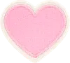 Stoney Clover Lane Flamingo Rolled Embroidery Heart Patch