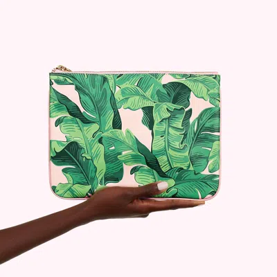 Stoney Clover Lane Flat Pouch In Green