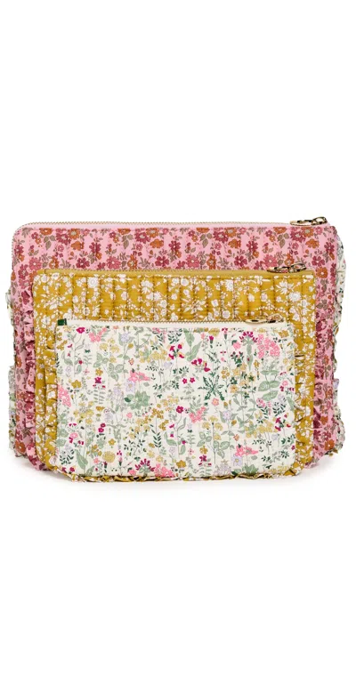 Stoney Clover Lane Flat Pouch Set Multi