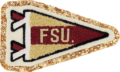 Stoney Clover Lane Florida State University Patch In Gold