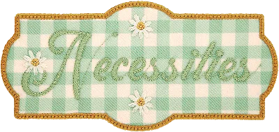 Stoney Clover Lane Gingham Necessities Patch In Green