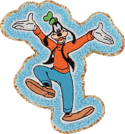 Stoney Clover Lane Glitter Goofy Patch In Blue