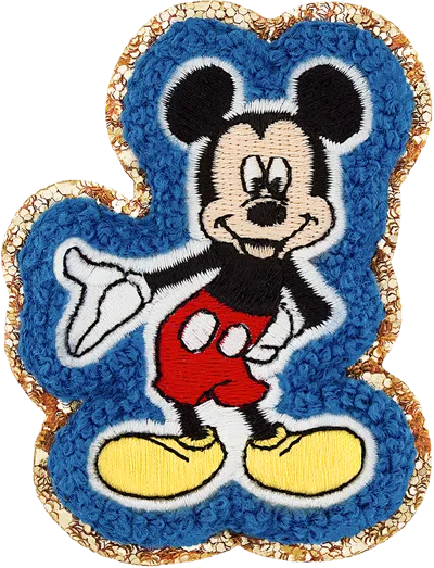 Stoney Clover Lane Glitter Mickey Patch In Blue