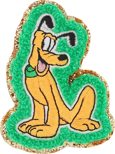 Stoney Clover Lane Glitter Pluto Patch In Green