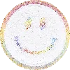 Stoney Clover Lane Glitter Rainbow Smiley Face Patch