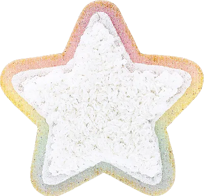 Stoney Clover Lane Glitter Rainbow Star Patch In Multi