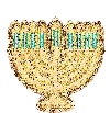 Stoney Clover Lane Glitter Varsity Menorah Patch