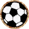 Stoney Clover Lane Glitter Varsity Soccer Patch