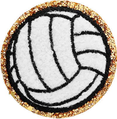 Stoney Clover Lane Glitter Varsity Volleyball Patch In Multi