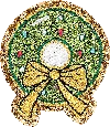 Stoney Clover Lane Glitter Varsity Wreath Patch