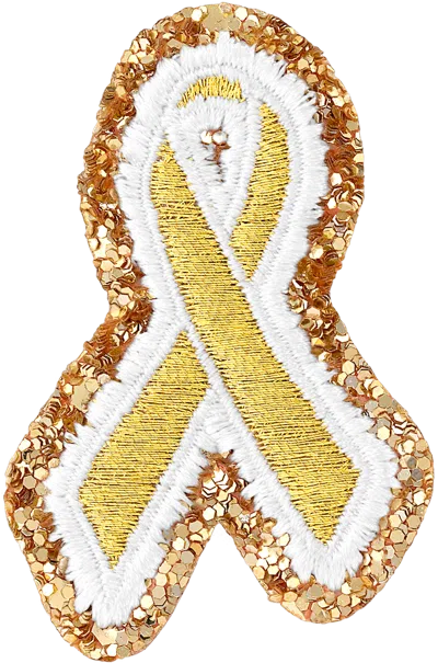 Stoney Clover Lane Gold Cancer Ribbon Patch