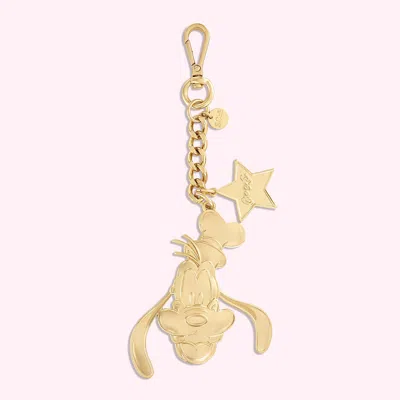 Stoney Clover Lane Goofy Silhouette Bag Charm In Gold