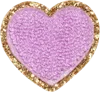 Stoney Clover Lane Grape Glitter Varsity Heart Patch