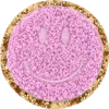 Stoney Clover Lane Grape Glitter Varsity Smiley Face Patch