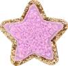 Stoney Clover Lane Grape Mini Glitter Varsity Star Patch
