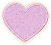 Stoney Clover Lane Grape Rolled Embroidery Heart Patch