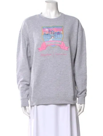 Pre-owned Stoney Clover Lane Graphic Print Crew Neck Sweatshirt In Multi