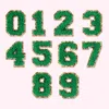Stoney Clover Lane Green Glitter Varsity Number Patch