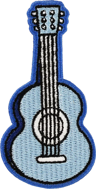 Stoney Clover Lane Guitar Patch In Black