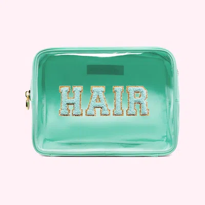 Stoney Clover Lane Hair Clear Front Large Pouch In Green