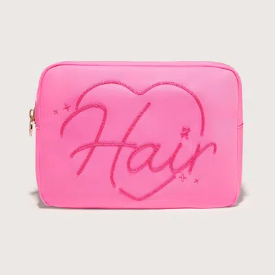 Stoney Clover Lane Hair Embroidered Large Pouch