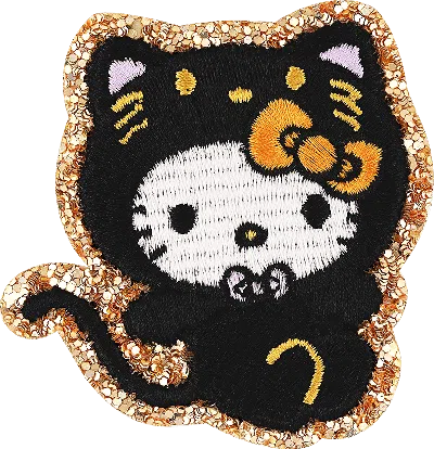 Stoney Clover Lane Halloween Hello Kitty Patch In Black