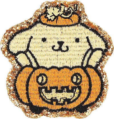 Stoney Clover Lane Halloween Pompompurin Patch In Orange