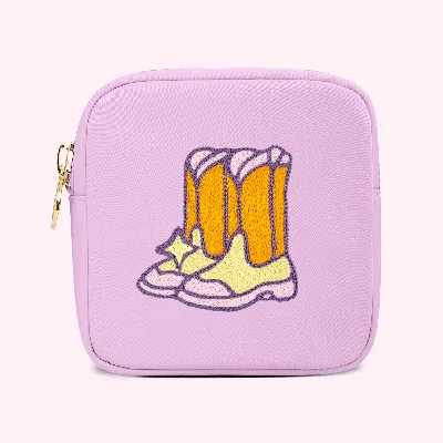 Stoney Clover Lane Hand Embroidered Boots Mini Pouch