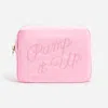 Stoney Clover Lane Hand Embroidered Pump It Up Large Pouch