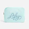 Stoney Clover Lane Hand Embroidered Wifey For Lifey Large Pouch