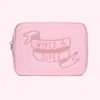 Stoney Clover Lane Hand Embroidered Wipes & Dipes Large Pouch