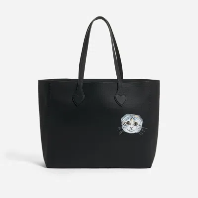 Stoney Clover Lane Hand Painted Pet Face Henrietta Tote