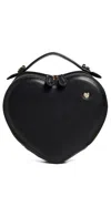 Stoney Clover Lane Heart Crossbody Bag Noir In Noir