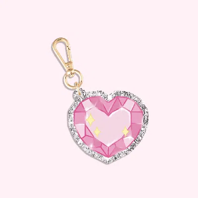 Stoney Clover Lane Heart Gem Bag Charm