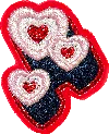 Stoney Clover Lane Hearts Patch
