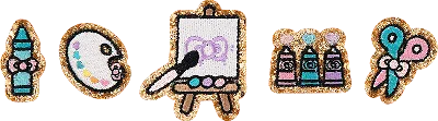 Stoney Clover Lane Hello Kitty Art Patch Set