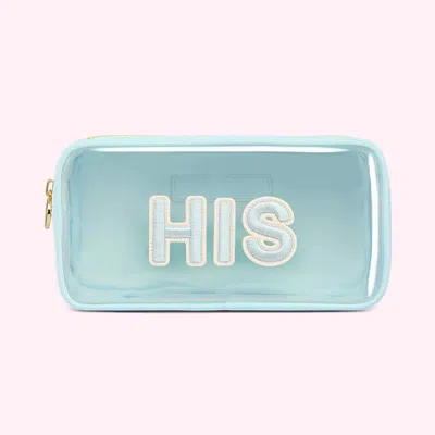 Stoney Clover Lane His Clear Front Small Pouch In Blue