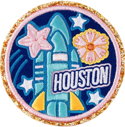 Stoney Clover Lane Houston Patch In Blue