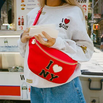 Stoney Clover Lane I Heart Ny Jumbo Fanny Pack In Blue