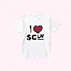 Stoney Clover Lane I Heart Scl White T-shirt
