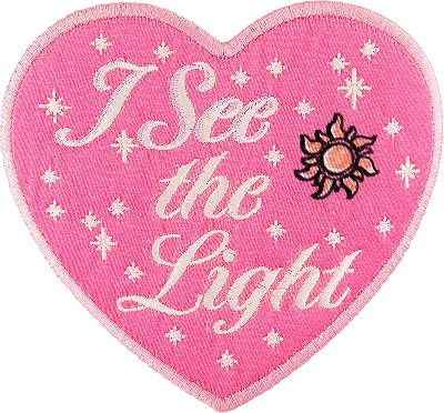 Stoney Clover Lane I See The Light Heart Patch