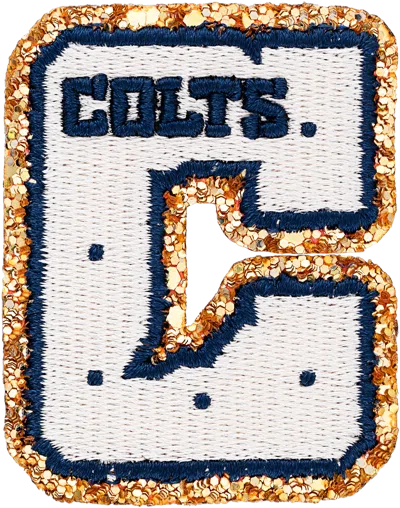 Stoney Clover Lane Indianapolis Colts Patch In Gray